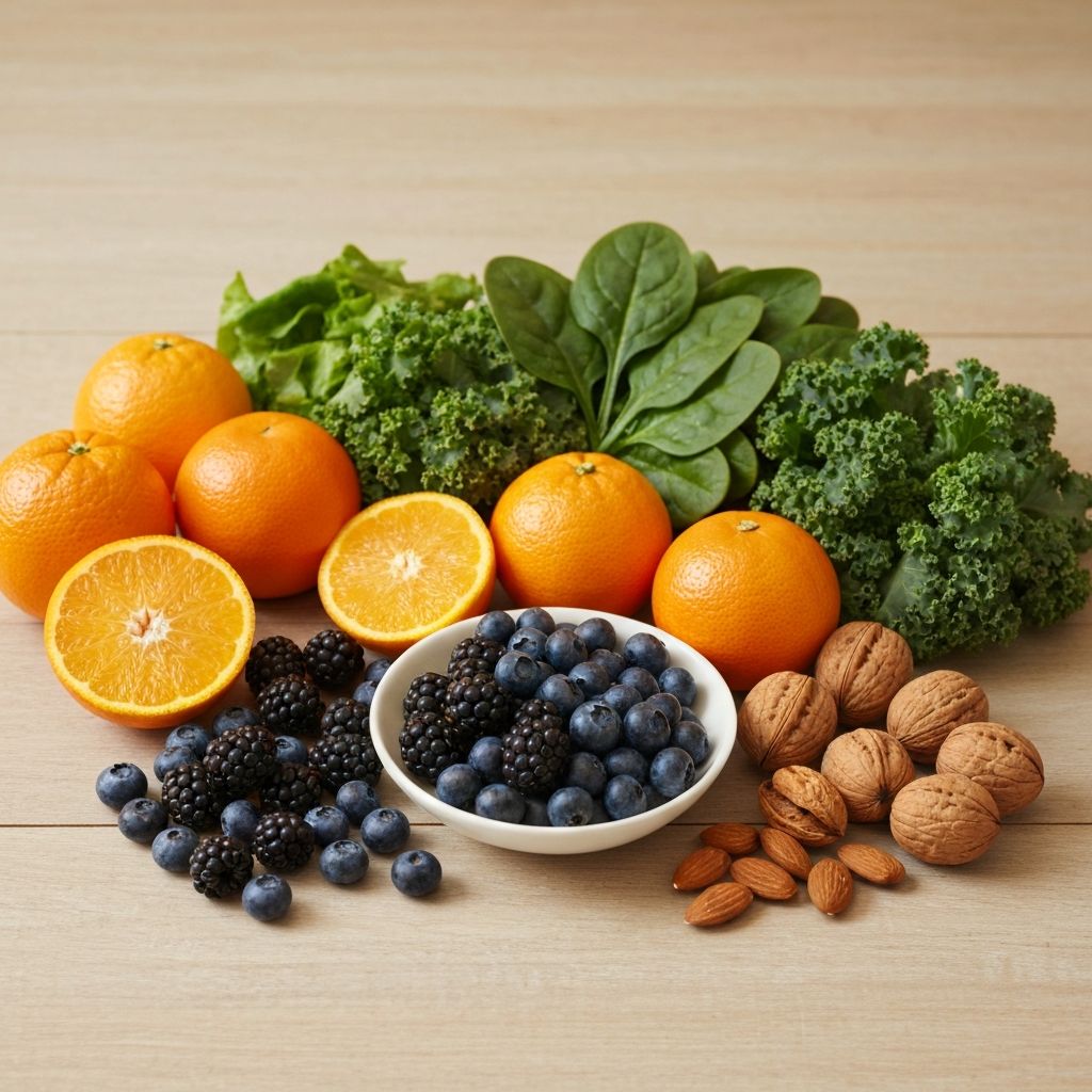 Natural vitamin-rich foods